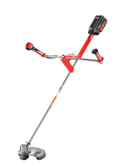 To tilstande på den trådløse strengtrimmer